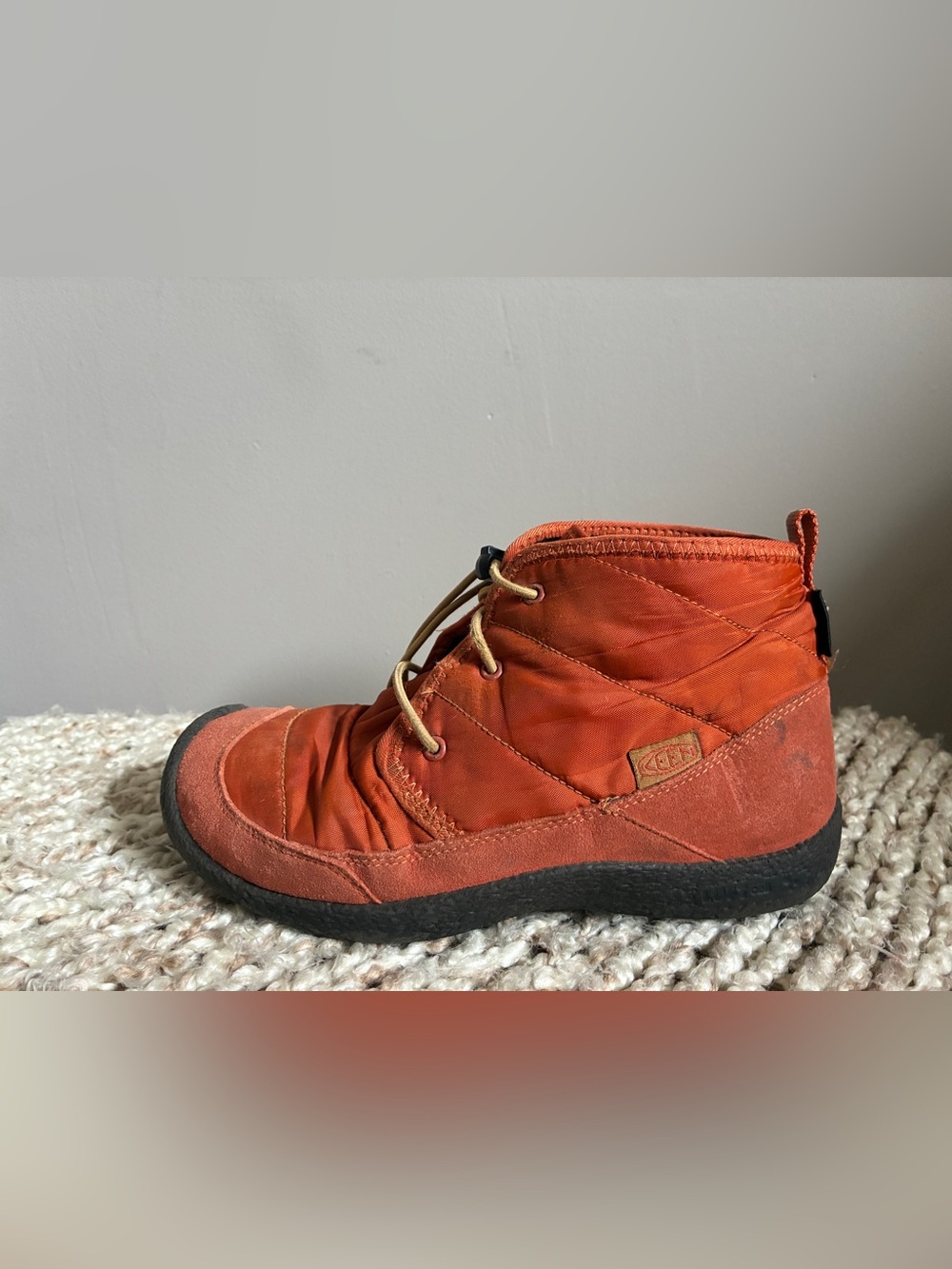 Keen Kids Orange Lace-Up Chukka Boots - Picture 5 of 9
